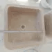Luxury Travertine Pedestal Sink, Freestanding Natural Stone Basin, 36" Tall